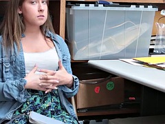 Chubby Teen Brooke Bliss Caught Shoplifting And Fucked Hard