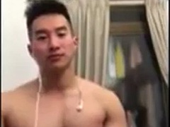 Asiatisk, Sperma shot, Homosexuell, Muskel, Solo