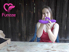 Funzze orgy toy Unboxing with Nadine Cays! Rabbit vibro from Amazon