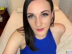 Clara Dee's virtual POV handjob leads to mind-blowing creampie fuck