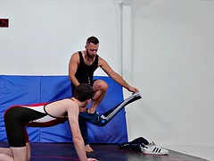 Coach Joel Someone Teaches His New Wrestling Student Dakota Lovell Some Dirty Moves - Varsity Grip