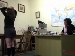 school girl caning - Amateur Porn