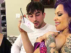 TGirl And bf playing With Ice Cream And Cocks - transsexual Foxxy