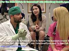 CLOV Mina Moon Gyno Examination by Doctor Tampa and Destiny Cruz