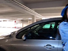 Stepmom gets anal fucked in parking lot to pay stepson s remaining debts