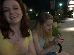 Two girls eat ice cream then take a bath in Sarasota