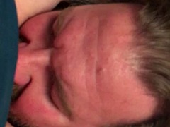 Mature boyfriend eating pussy. Loving and Sensual Couple