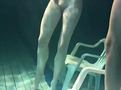 Mihalkova and Siskina and other naked girls underwater