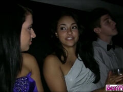 Lovely teens fucked during the prom