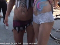 festival sluts risky public pussy licking in key west florida