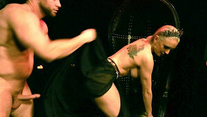 MILF hottie accepts her fate as his fave cock sleeve