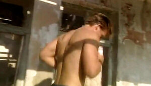 Girl in loincloth getting fucked from behind HARD