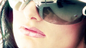 Busty blonde deepthroats on cock after riding it wildly