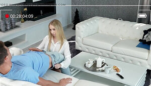 Nataly Gold cucks a dude in a taboo POV porn movie here