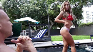 Flexible lady Briana Banderas gets fucked by a horny stud