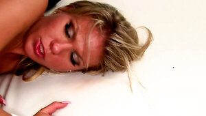 Tanned and leggy Aubrey Addams getting dicked brutally