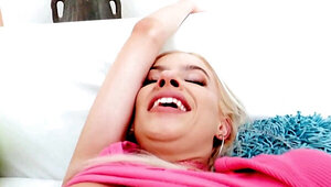 Anal gape for an angelic blondie who needs hard cock