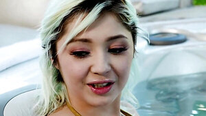 Barely legal hottie easily seduces impressive BBC today