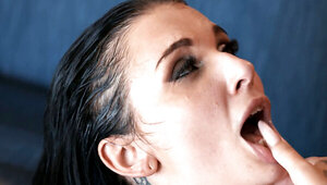 Sexy Brunette Fucks Hard In Anal Sex And Gets Cum In Her Mouth