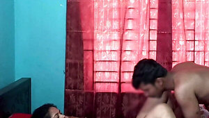 Homemade XXX video in which a Desi couple is making love