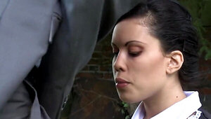 Anna Polina wants big dick in her sensitive little ass