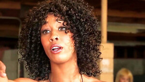 Misty Stone is in a dire need of hard white dick today