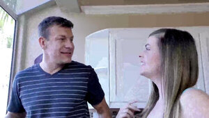 Kendra Lynn seduces her step-dad and makes his cock hard