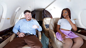 Kinky girl with a fat ass having sex with a horny fella