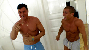 POV sex scene shows two ravishing babes getting shagged