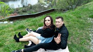 Cuckolding video featuring Steve Q and Jessie Clark