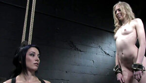 January Seraph & Sarah Jane Ceylon are bound and punished in dungeon