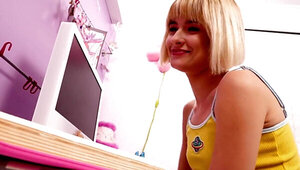 Jessie Saint seeks ways to make his hard cock happy