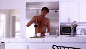 Thick blonde MILF London River fucked in the kitchen