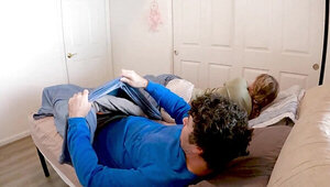 Stepmom gets busy with his awesome cock in a hard sex scene