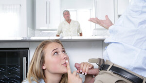 Teen Alyssa Cole gets steamy with her dad's best buddy