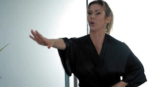 Big boobs mommy is going to get fucked by her stepson