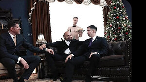 Eddie Patrick and Cole Blue are banging at the Xmas party