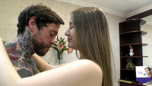 Thicc and kinky girl getting fucked with legs spread