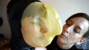 Elise Graves tortures her helpless sub on a csybian