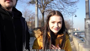 Skinny girl shows her wilder side in a freakier fuck vid