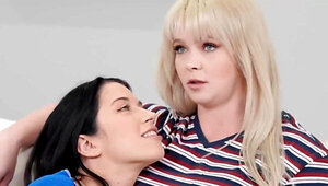 Girls with insane bodies indulging in freaky fucking