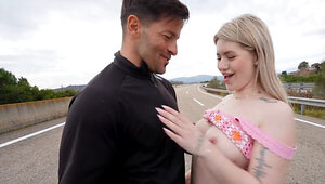 Georgia Koneva has great ass and a desire to fuck in public