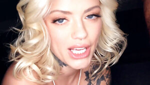 Tattooed girl needs a real cock to fill her tight ass