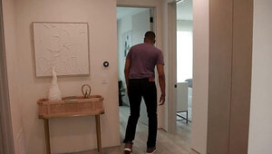 Squatter slut getting off with a hard black boner today