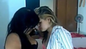 Latin Lesbians Kissing