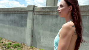 Aidra Fox is a skinny diva that looks hot during public sex
