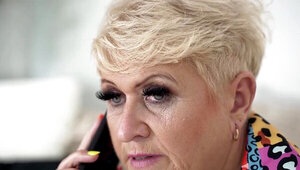 Mature GILF is ready to take care of the younger fella