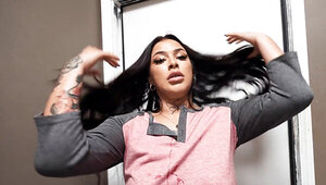 Diamond Franco looks hot as fuck while taking dick in public