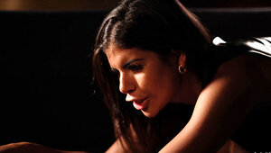 Sheila Ortega opens her pussy for a really hard boner