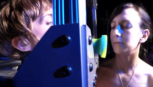 Submissive girl is being tortured by a dirty mistress